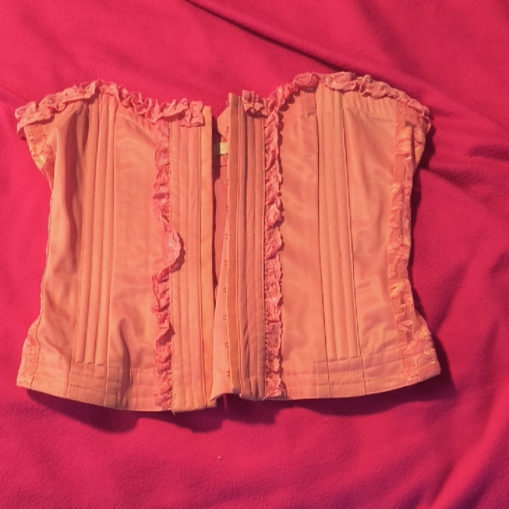 Pink Ruffled Women's Top